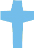 파랑색 십자가